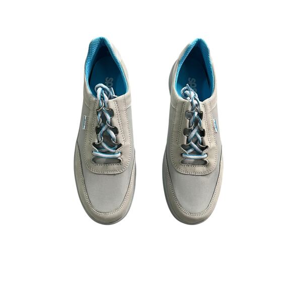 SAS Women's Size 8 Narrow Sporty Lace Up Leather Walking Comfort Shoes - Picture 2 of 10